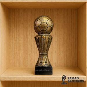 Football trophies designed by Samad Brothers