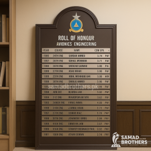 Wooden Honorary Boards