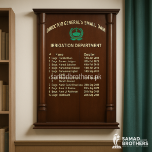 Wooden Honorary Boards