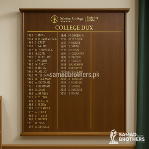 Wooden Honorary Boards