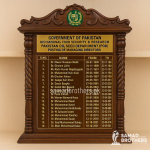 Wooden Honour board Design