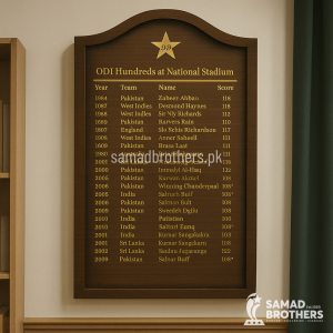 Wooden Honorary Boards