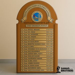 Wooden Honor Board