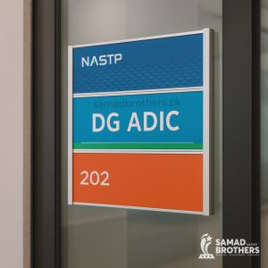 Signage Interior designed by Samad Brothers
