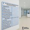 Hospital Signage Interior designed by Samad Brothers
