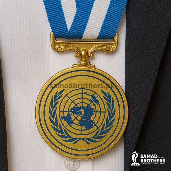 Golden Printed Medal